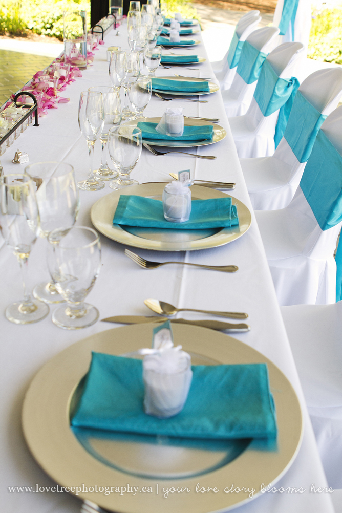 turquoise wedding colours