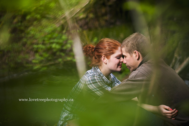 rustic forest couple