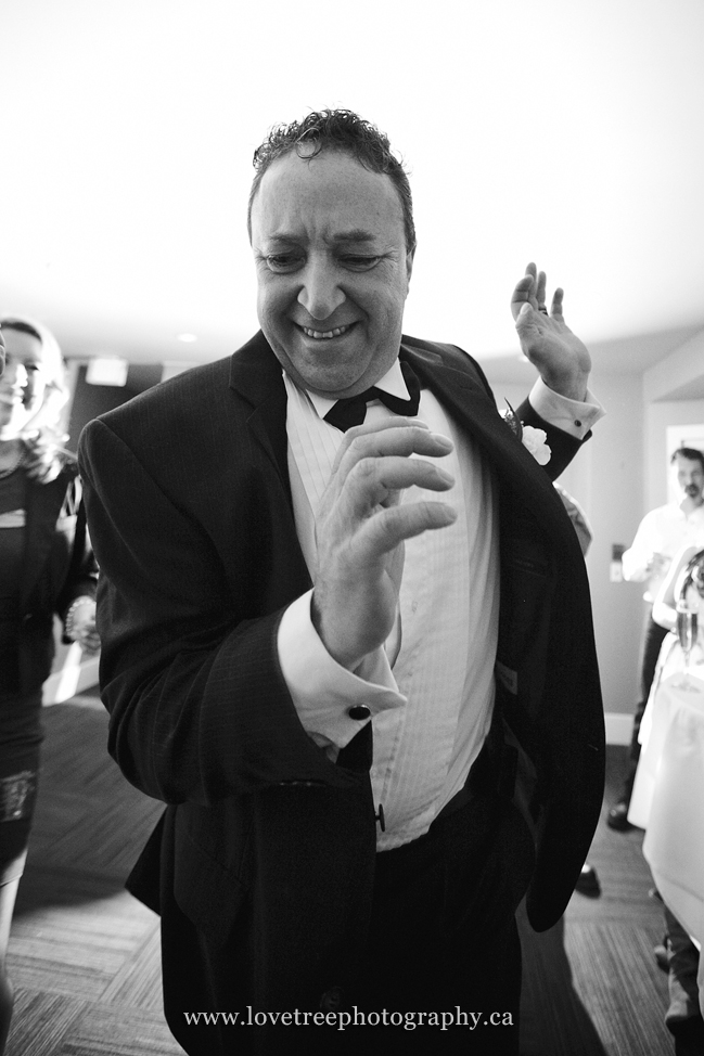 groom busting a move! ; image by www.lovetreephotography.ca
