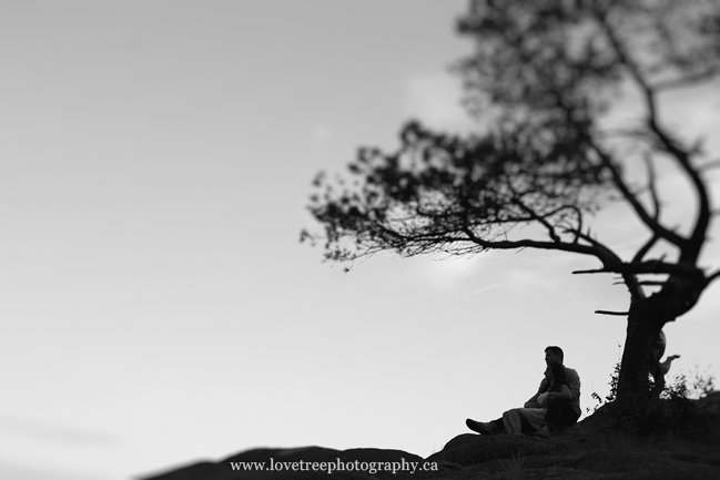 an incredible moody vancouver engagement portrait shot by wedding photographers www.lovetreephotography.ca