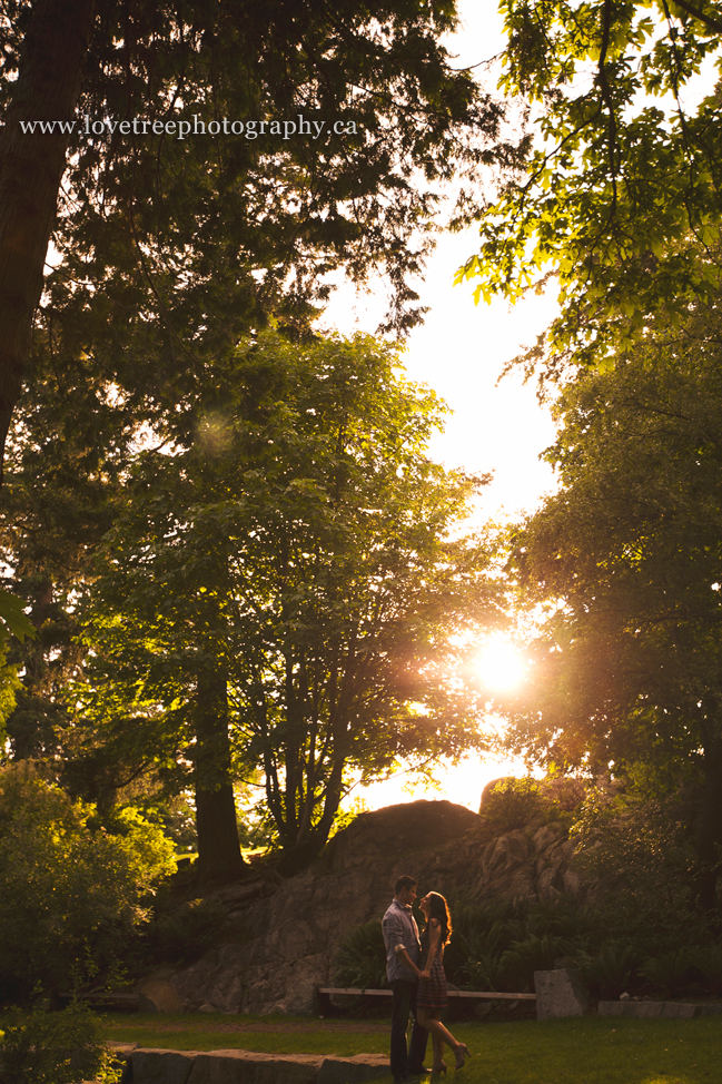 west vancouver engagement session at sunset ; image by wedding photographers Love Tree Photography