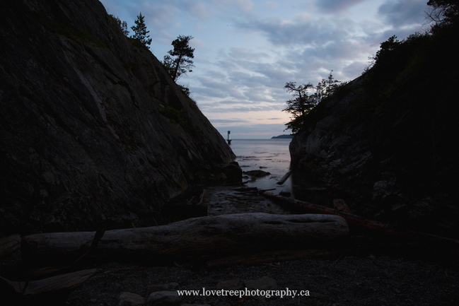 sunset at Whytecliff Park in West Vancouver, BC Canada; image by wedding photographers Love Tree Photography