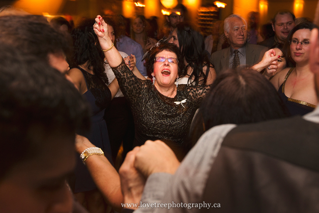 greek dancing at a wedding in yaletown vancouver