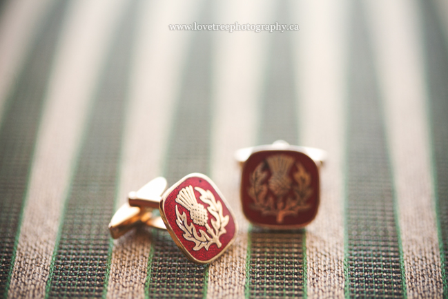 heritage cufflinks; image by vancouver wedding photographers www.lovetreephotography.ca