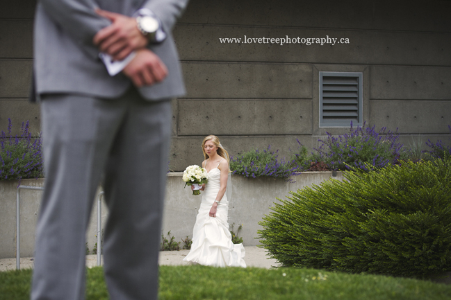 first look at a wedding image by vancouver wedding photographers www.lovetreephotography.ca
