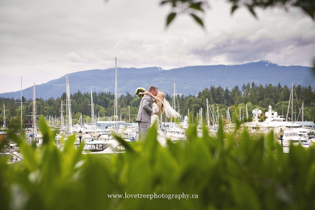 bride and groom's first look of each other for the day! so dramatic! www.lovetreephotography.ca