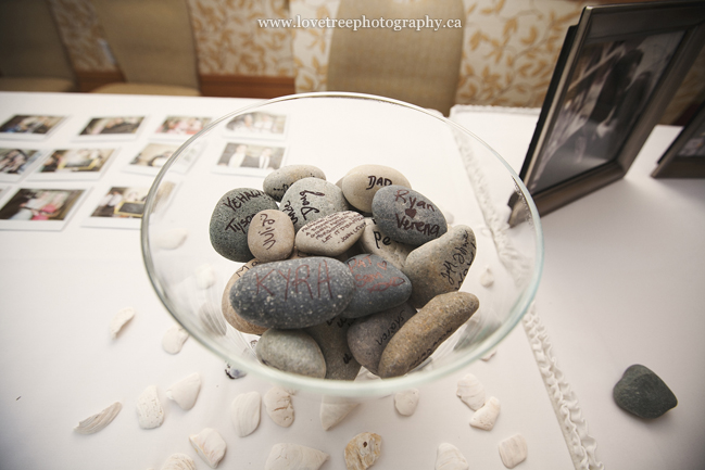 rock guestbook ideas image by destination wedding photographers www.lovetreephotography.ca