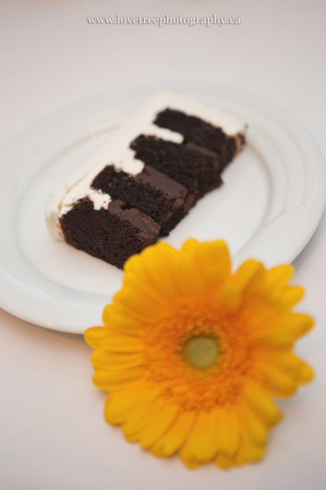chocolate wedding cake; image by www.lovetreephotography.ca
