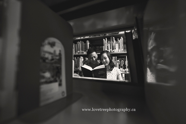 reading books together is the cutest way to spend an engagement session; image by vancouver wedding photographer www.lovetreephotography.ca