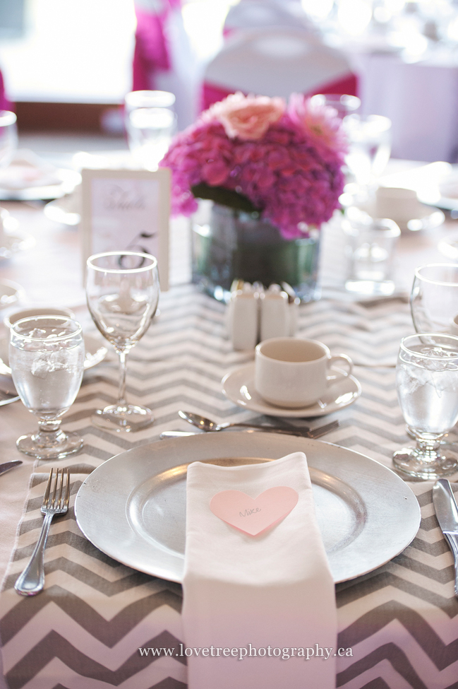 pink and chevron wedding at morgan creek | www.lovetreephotography.ca