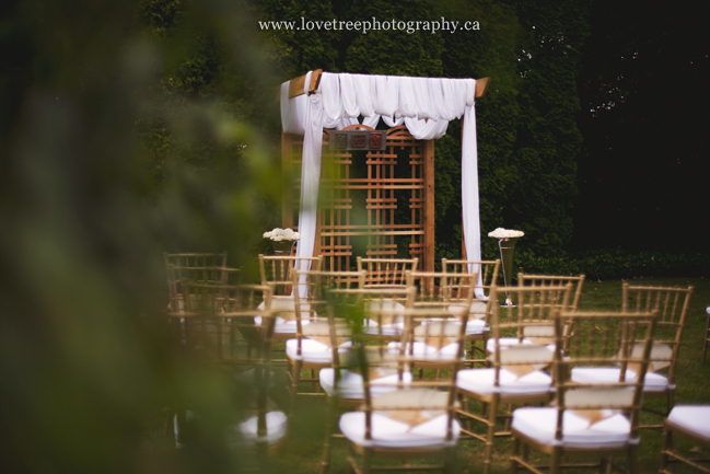 outdoor chuppah at a wedding in vancouver BC