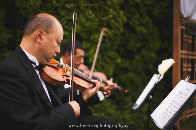 Violin Music at a wedding in Vancouver