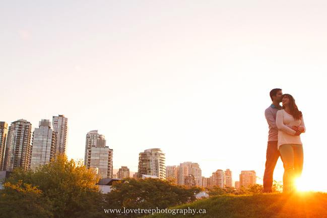 intimate sunrise engagement session by love tree photography