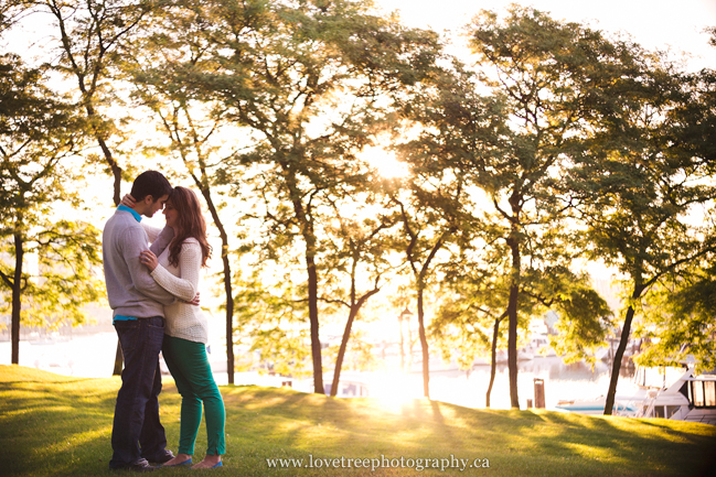 sunrise engagement session at granville island