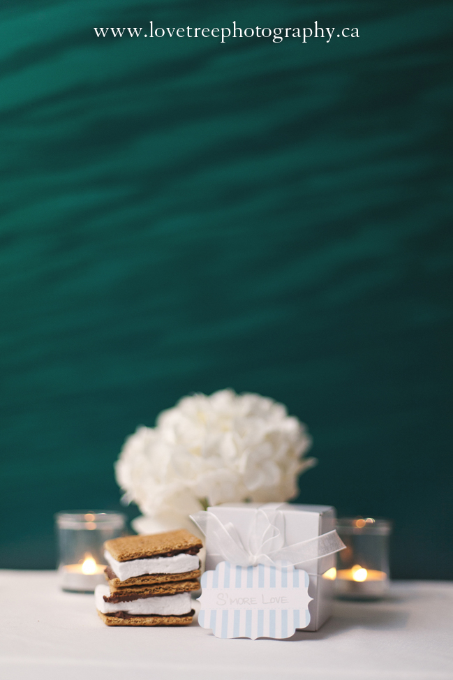 smores at a wedding