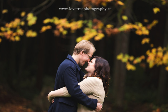 intimate romantic engagement session