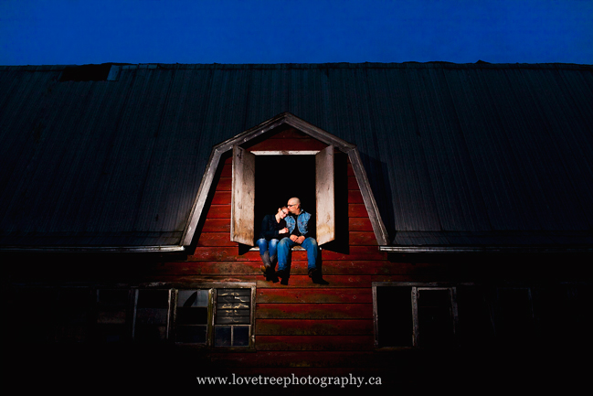 dairy farm engagement session