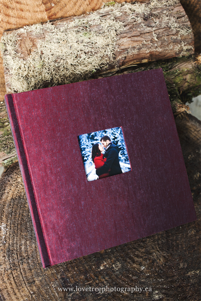 custom albums for engagement sessions and weddings