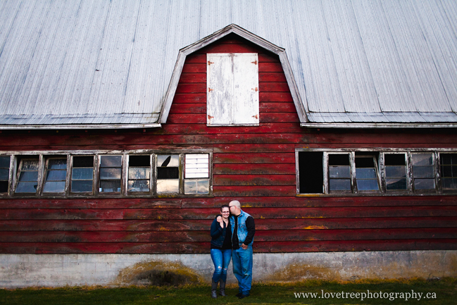 dairy farm engagement session