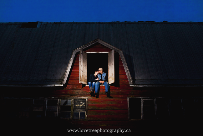 romantic farm portrait session