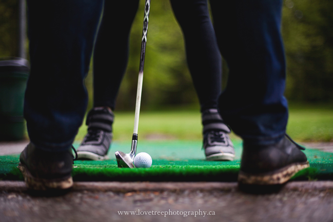 Golf engagement session