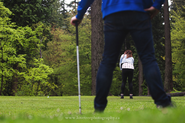 pitch and putt engagment session