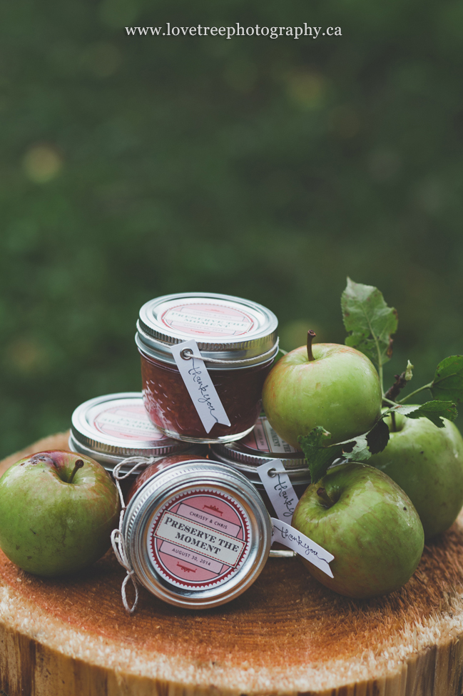 country wedding favours